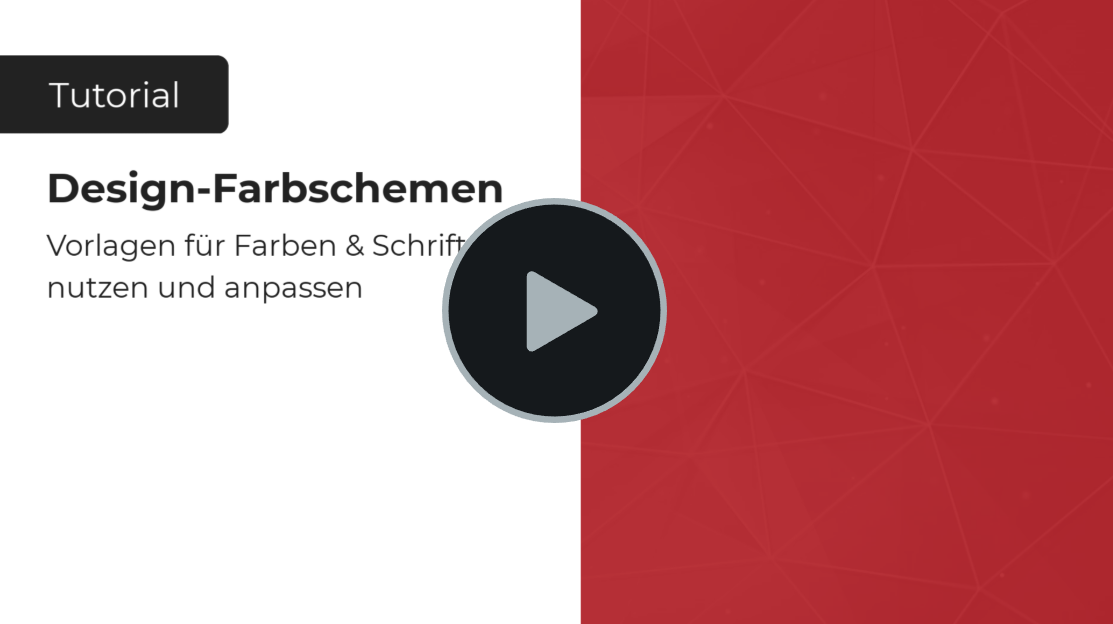 Farbschemen Videotutorial Vorschaubild