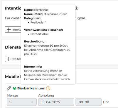 Quelle: Web Commerce GmbH - SESAM Zusatzinfos und verantwortliche Personen bei mobilen Ressourcen